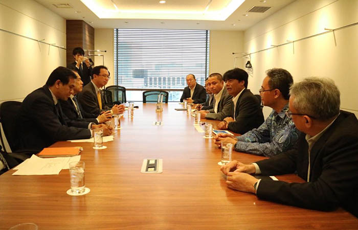 Elia Massa Manik saat bertemu dengan beberapa CEO perusahaan Jepang mitra Pertamina