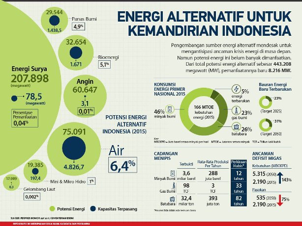 Infografik Energi Terbarukan