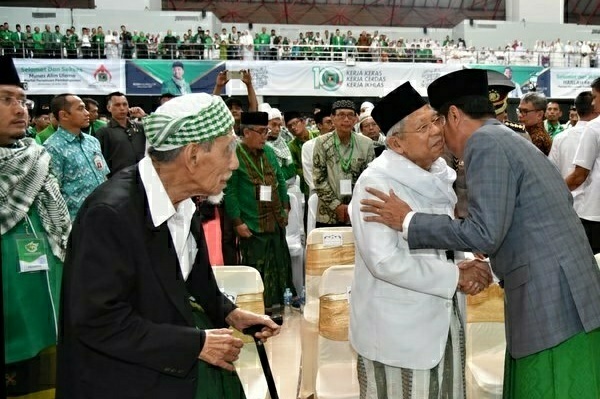 Presiden Jokowi menghadiri Harlah PPP