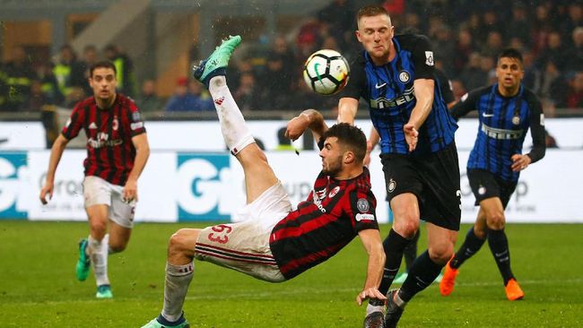 Patrick Cutrone, Milan vs Inter Milan
