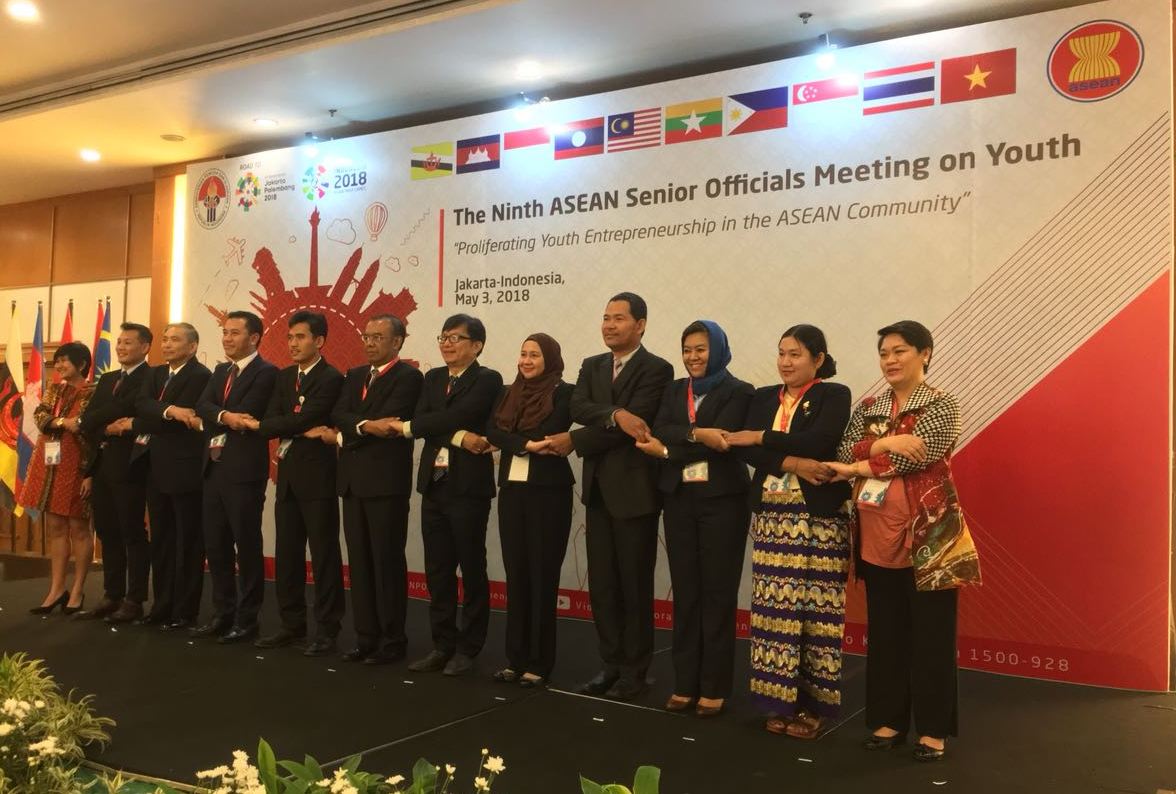 Anggota forum The Ninth ASEAN Senior Officials Meeting on Youth (ASEAN SOMY) ke-9