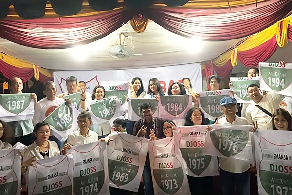 Komunitas Alumni Smansa Medan for DJOSS mendeklarasikan dukungan untuk Djarot-Sihar