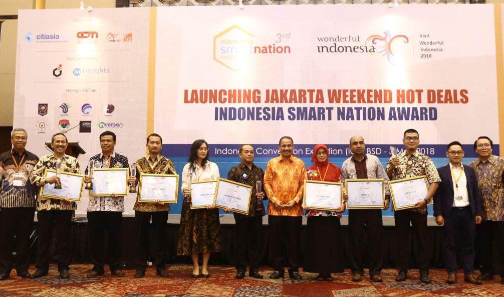 Peluncuran JakDeals ViWI 2018 ini digelar di Indonesia Convention Exhibition (ICE), Bumi Serpong Damai (BSD) Tangerang, Kamis (3/5) 