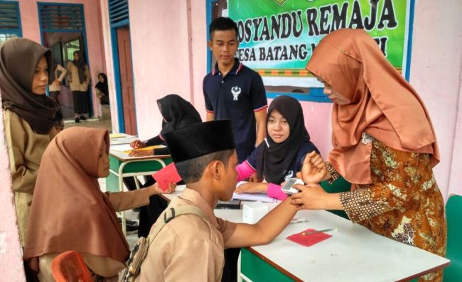 UPT Puskesmas Pulau Merbau Laksanakan Kegiatan Posyandu Remaja