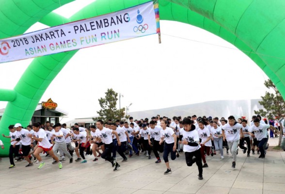 Fun Run Asian Games di Mongolia