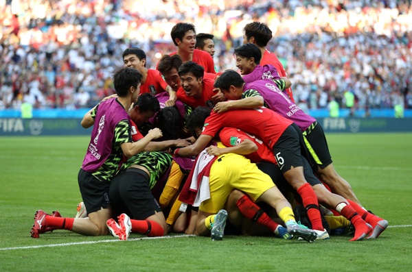 Korea Selatan menyakiti Jerman. Foto: FIFA