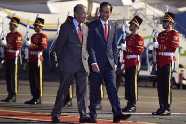 Mahathir Mohamad tiba di Indonesia