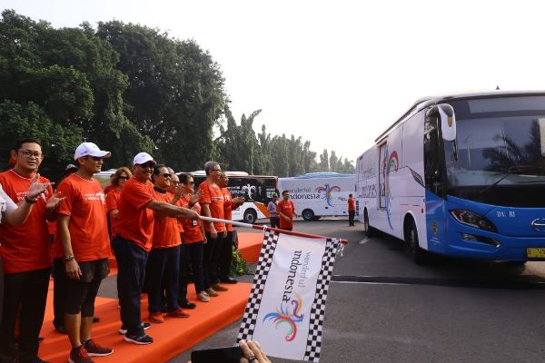 Peluncuran Bus Wonderful Indonesia