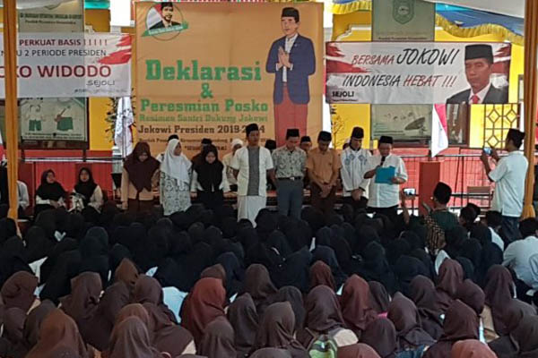 Resimen Santri Dukung Jokowi