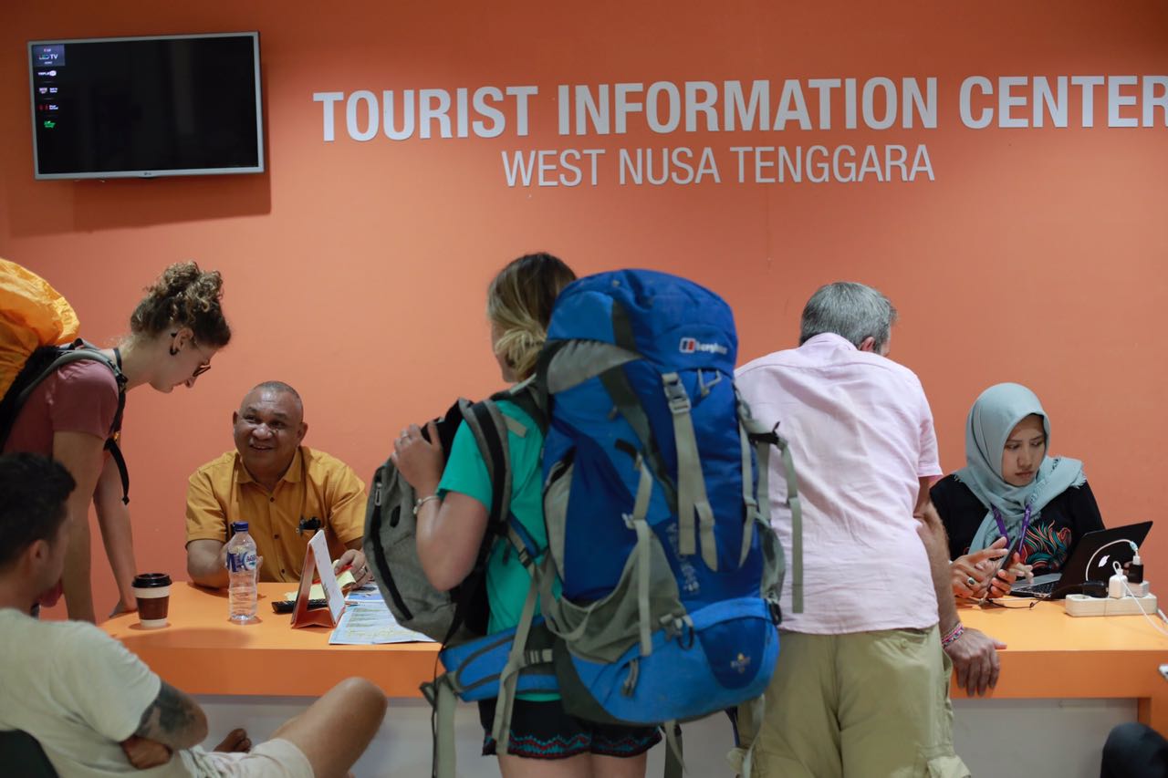 Wisatawan mancanegara di Lombok