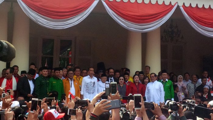 Pidato Jokowi di Gedung Joang 45