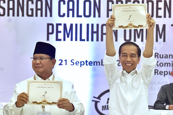 Jokowi Nomor Urut 1