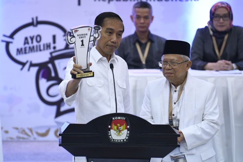 Elektabilitas Jokowi-Maruf TInggi