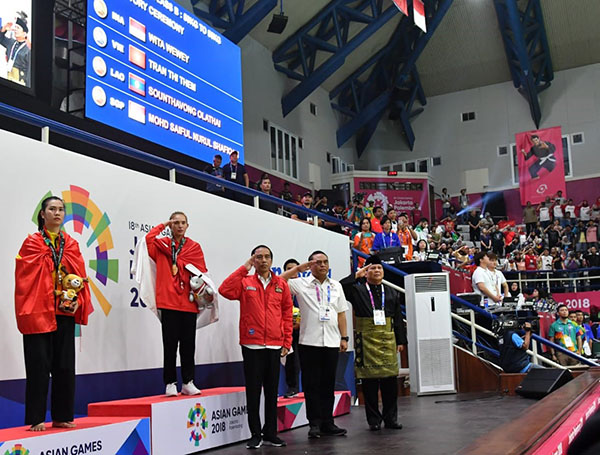 Pencak Silat menyumbangkan medali terbanyak di Asian Games