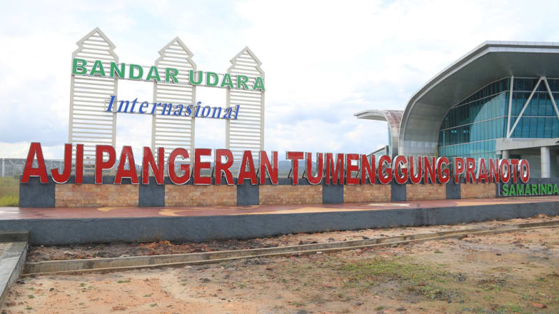 Bandara APT Pranoto salah satu dari Dua Bandara di Samarinda yang diresmikan Jokowi