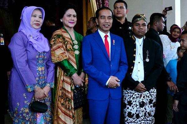 Jokowi Resepsi Pernikahan