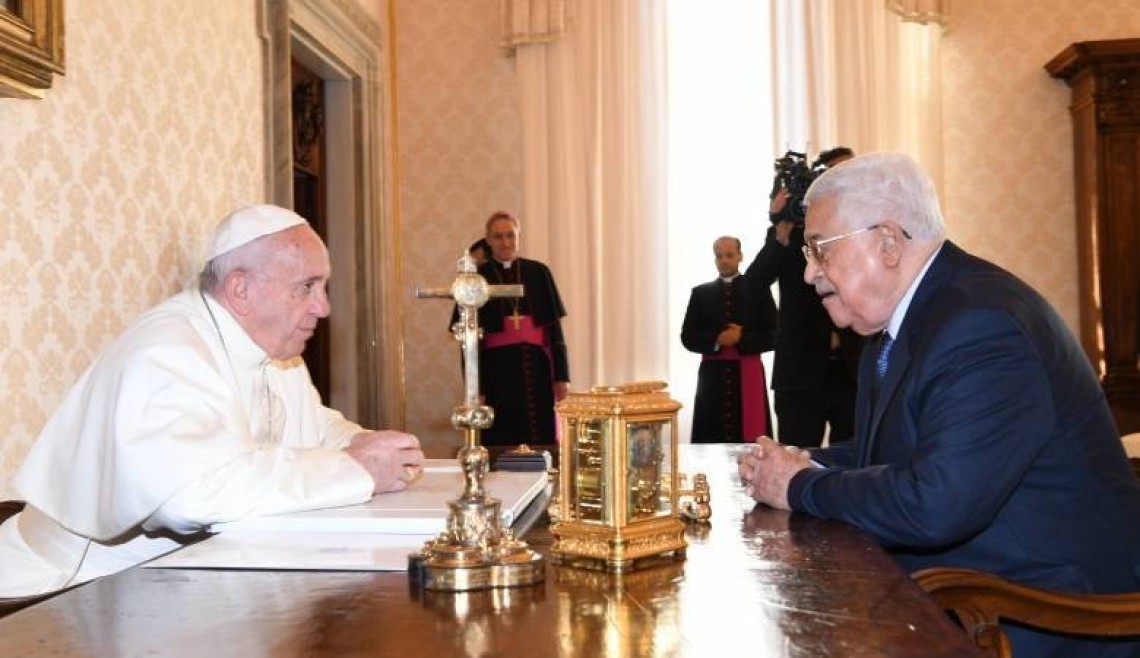 paus fransiskus ingingkan dialog perdamaian Israael-Palestina berlanjut (:Ist)