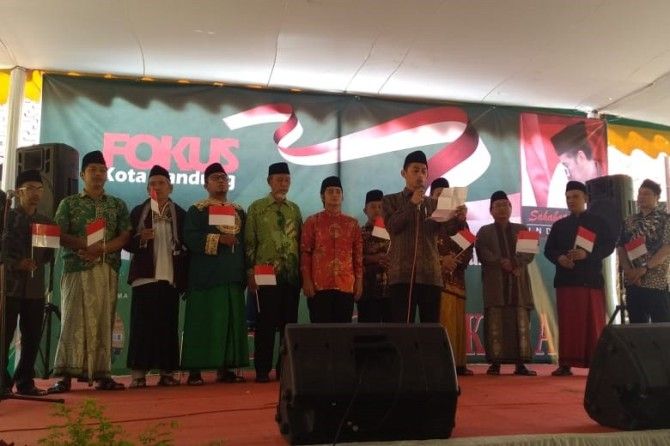 Forum Ulama dan Santri Bandung Dukung Jokokwi-maruf.