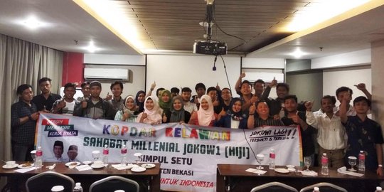 Jokowi-Maruf, kelompok milenial Jabar