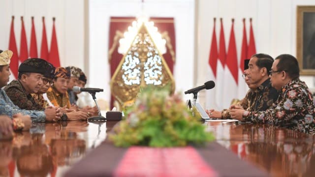 Parisada Hindu Dharma Indonesia temui Jokowi di istana