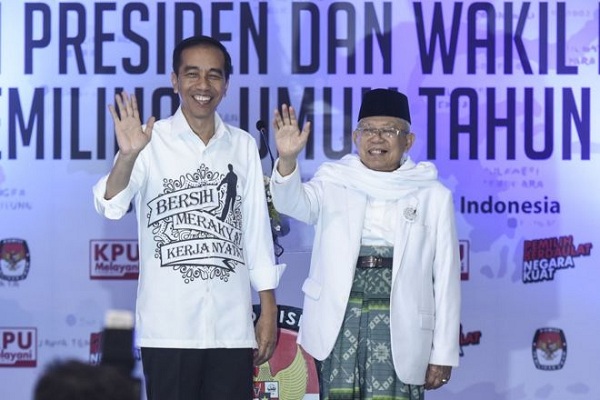 Survei Caharta Politica, Jokowi-Maruf