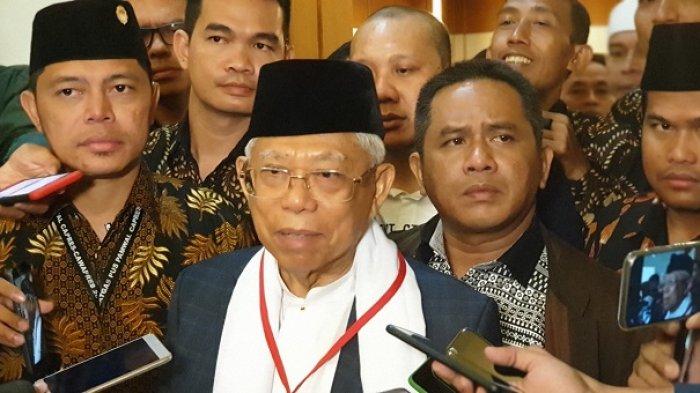 maruf amin harap hasil optimis pada kampanye terbuka di Banten