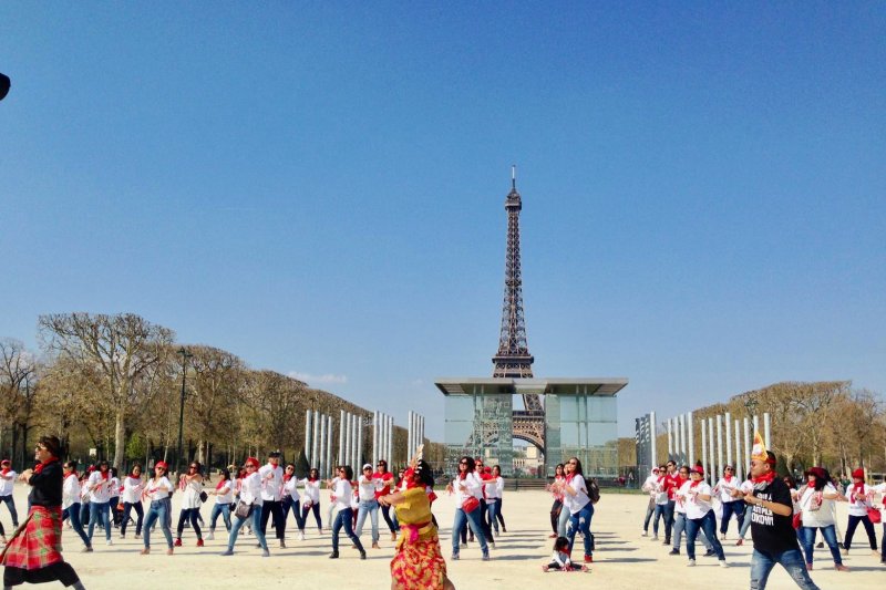 Flashmob di Paris