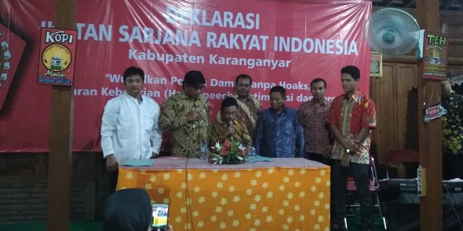 Menolak People Power, Dukung Jokowi-Maruf Amin