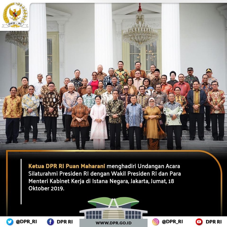 Ketua DPR Hadiri Perpisahan Kabinet Kerja Jokowi-JK