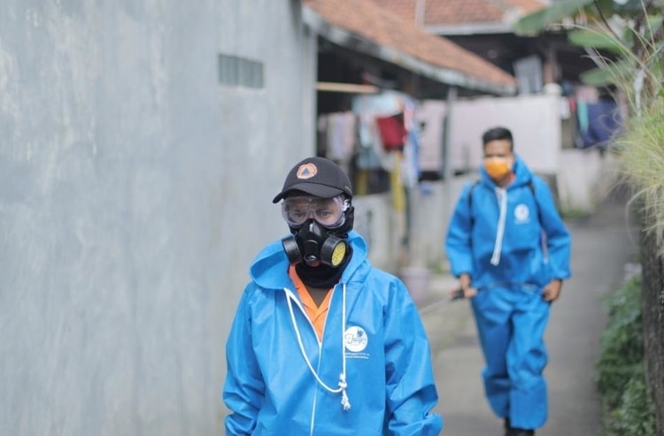 Penyemprotan Disinfektan Kota Bogor