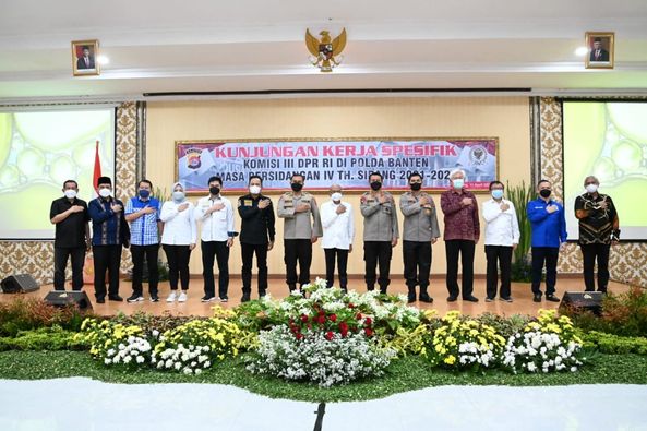 Komisi III Imbau Polda Banten Tetap Siaga Mengamankan Lalu Lintas Mudik