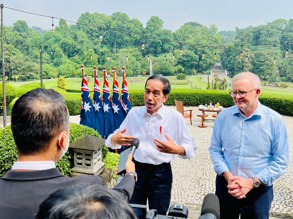 Jokowi dan PM Australia