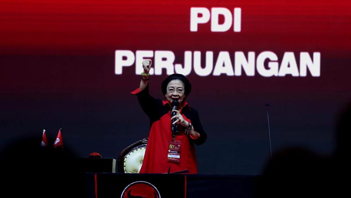 Pidato Politik Megawati Soekarnoputri di HUT PDI Perjuangan ke-50