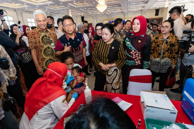 Puan Tekankan Pentingnya Vaksinasi Polio Anak Guna Wujudkan Indonesia Emas 2045