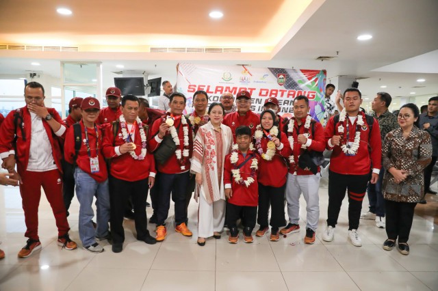 Sambut Kontingen ASEAN Para Games 2023, Puan Bangga RI Hattrick Juara Umum