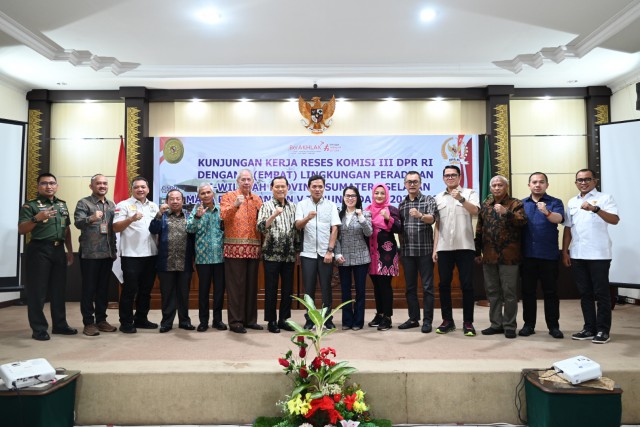 Awasi Penegakan Hukum di Indonesia, Komisi III DPR Gelar Kunjungan Kerja ke Palembang