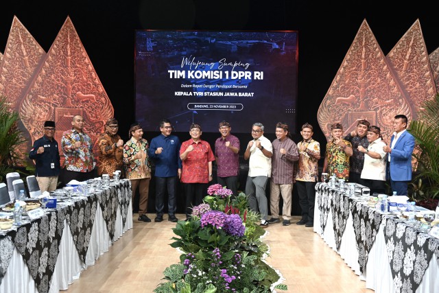 Kunjungi TVRI Jawa Barat, Komisi I Dorong Netralitas TVRI Jelang Pemilu 2024
