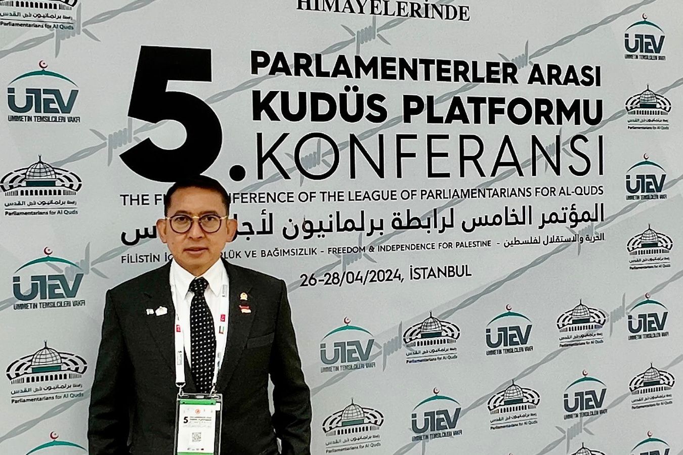 Bicara di Hadapan Liga Al-Quds, DPR Tegaskan Indonesia Tolak Normalisasi Hubungan dengan Israel