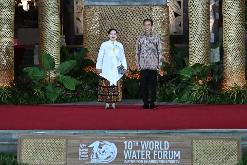 Disambut Hangat oleh Jokowi, Puan Hadiri 'Welcoming Dinner' WWF 2024