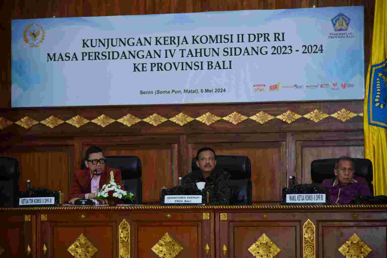 Komisi II Serap Aspirasi dan Evaluasi Pemilu 2024 Di Bali